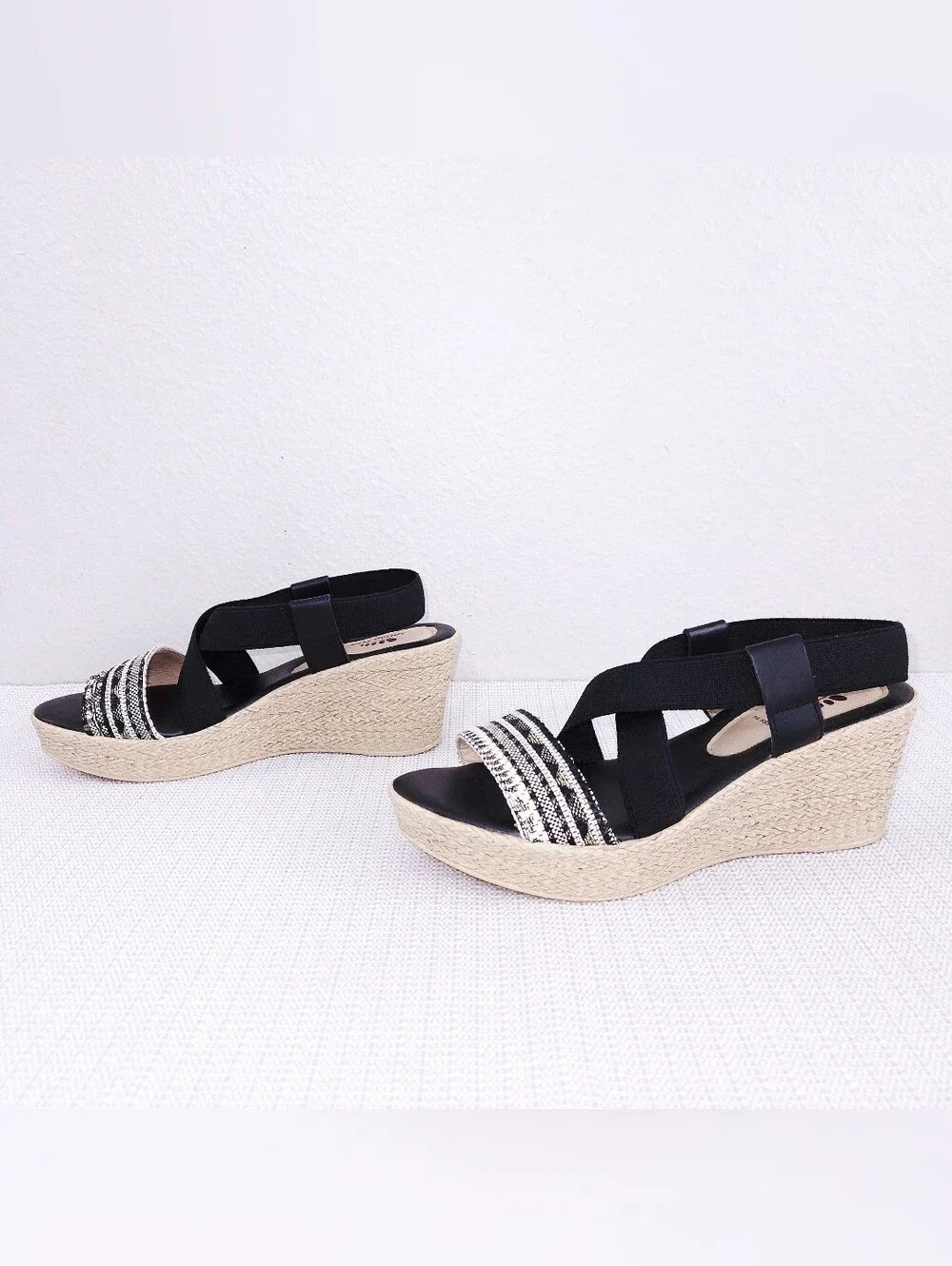New! Spring Step Espadrille Wedge Platform Sandals EU 41